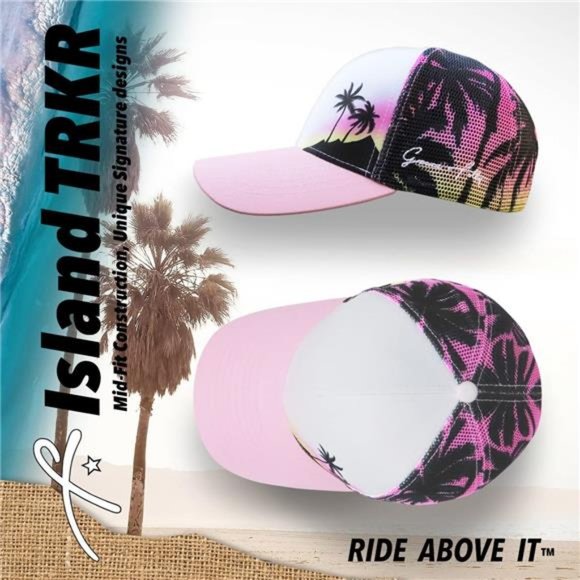 Grace Folly Beach Trucker Hats for Women- Snapback Baseball Cap for Summer